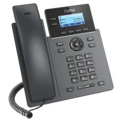 Ooma 2-Line VOIP Phone with Digital Answering, Black (2602W)