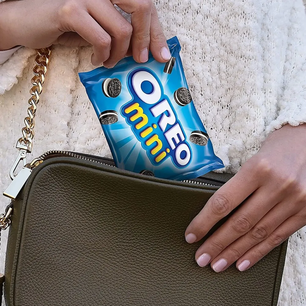 Oreo Mini Chocolate Sandwich Cookies, 1.5 oz, 60/Carton (NFG00011)