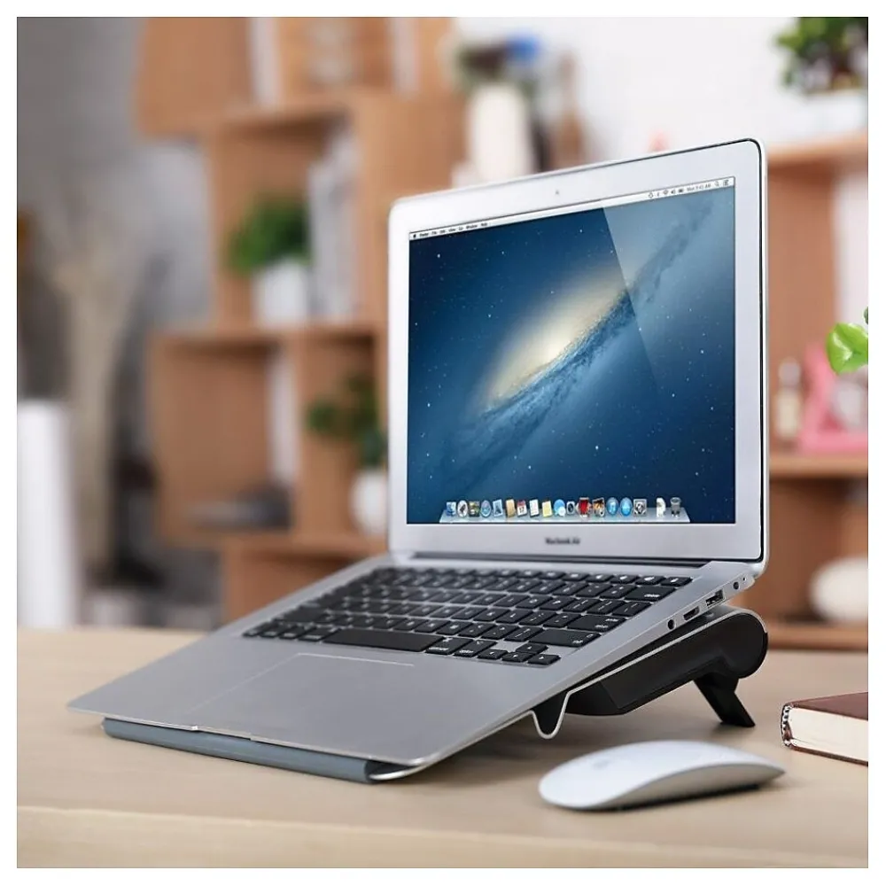 15.5" x 11.5" Aluminum Small Laptop Riser Stand, Gray (OB-A2B)<OTM Essentials Discount