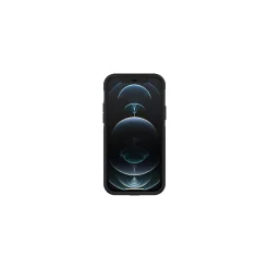 OtterBox Commuter Series Black Cover Case for iPhone 12/12 Pro, Shock Absorbing, Black (77-65405)