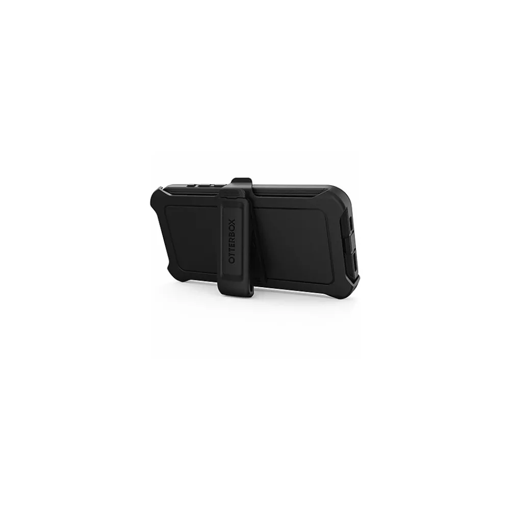 OtterBox Defender Case for iPhone 15 Pro Max, Shock Absorbing, Black (77-92550)