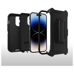 OtterBox Defender Series Black Rugged Case for iPhone 14 Pro (77-88379)