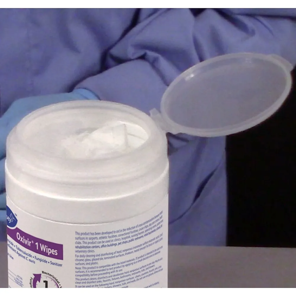 Disinfecting Wipes, 160 Wipes/Container, 12/Carton (100850923)<Oxivir Best