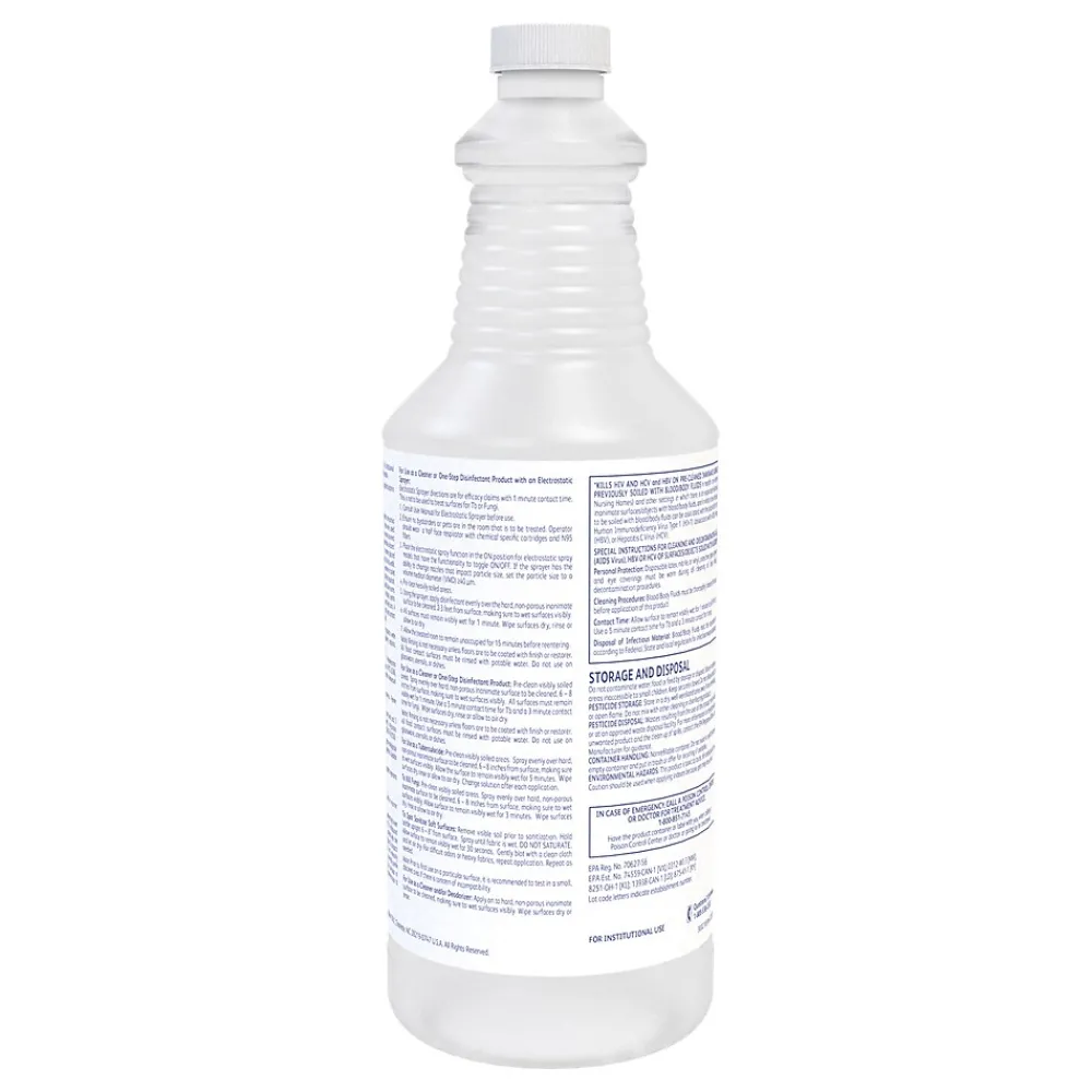 Tb Cleaner Disinfectant, Unscented, 32 oz., 12/Carton (4277285)<Oxivir Discount
