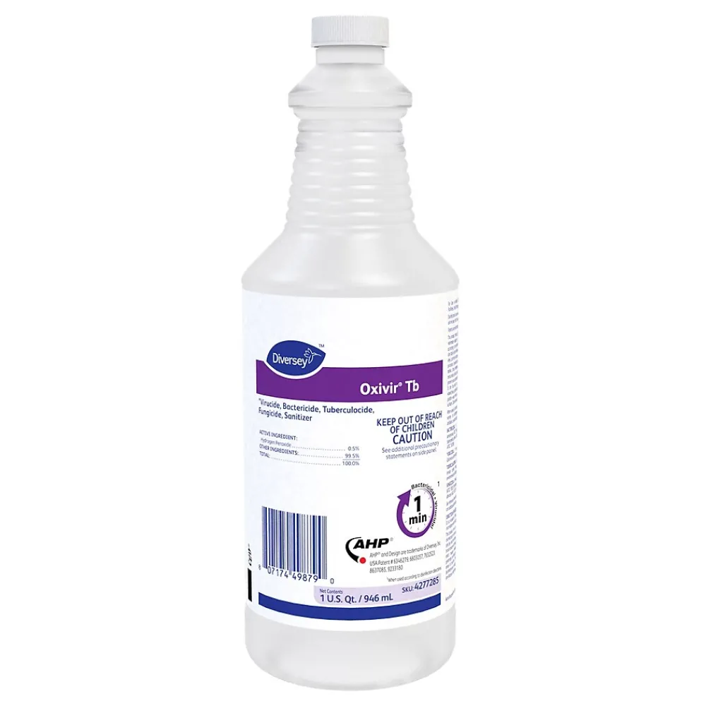 Tb Cleaner Disinfectant, Unscented, 32 oz., 12/Carton (4277285)<Oxivir Discount