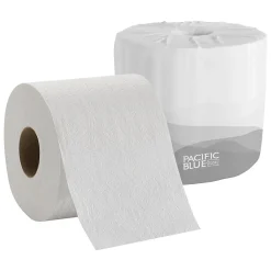 1-Ply Inner Wrapped Embossed Toilet Paper by GP PRO, White, 550 Sheets/Roll, 80 Rolls/Case (19881/01)<Pacific Blue Basic Clearance