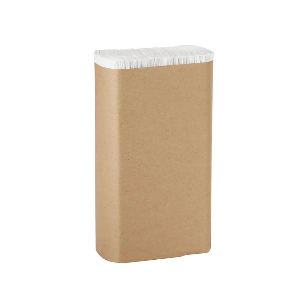 Pacific Blue Basic Recycled Multifold Paper Towel, 1-Ply, White, 250 Sheets/Pack, 16 Packs/Carton (24590)