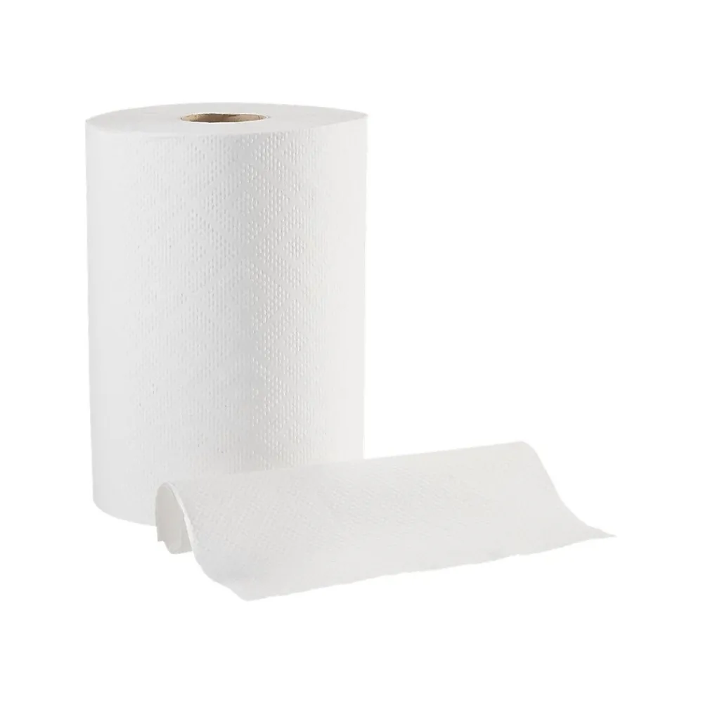 Pacific Blue Basic Recycled Hardwound Paper Towels, 1-ply, 350 ft./Roll, 12 Rolls/Carton (28706)