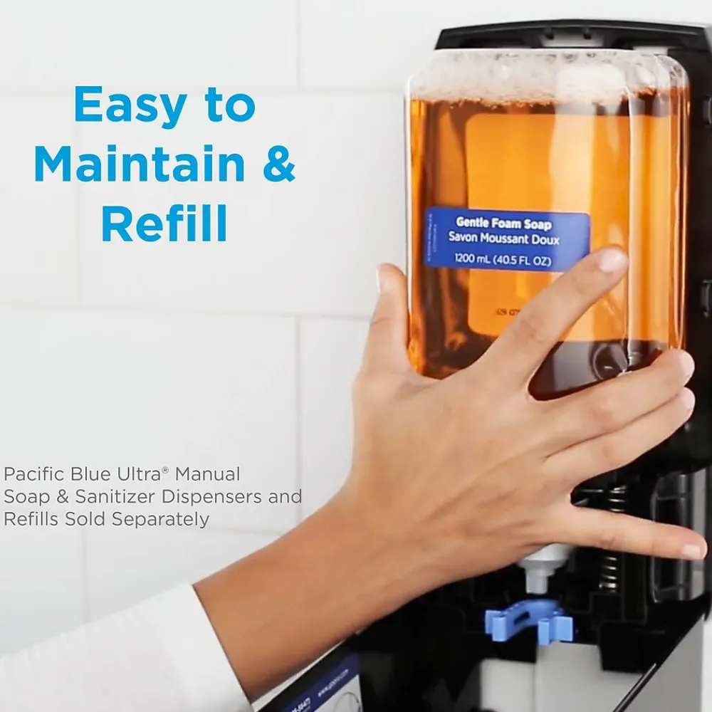 Foaming Soap Refills, 40.5 Oz., 4/Carton (43714)<Pacific Blue Ultra New