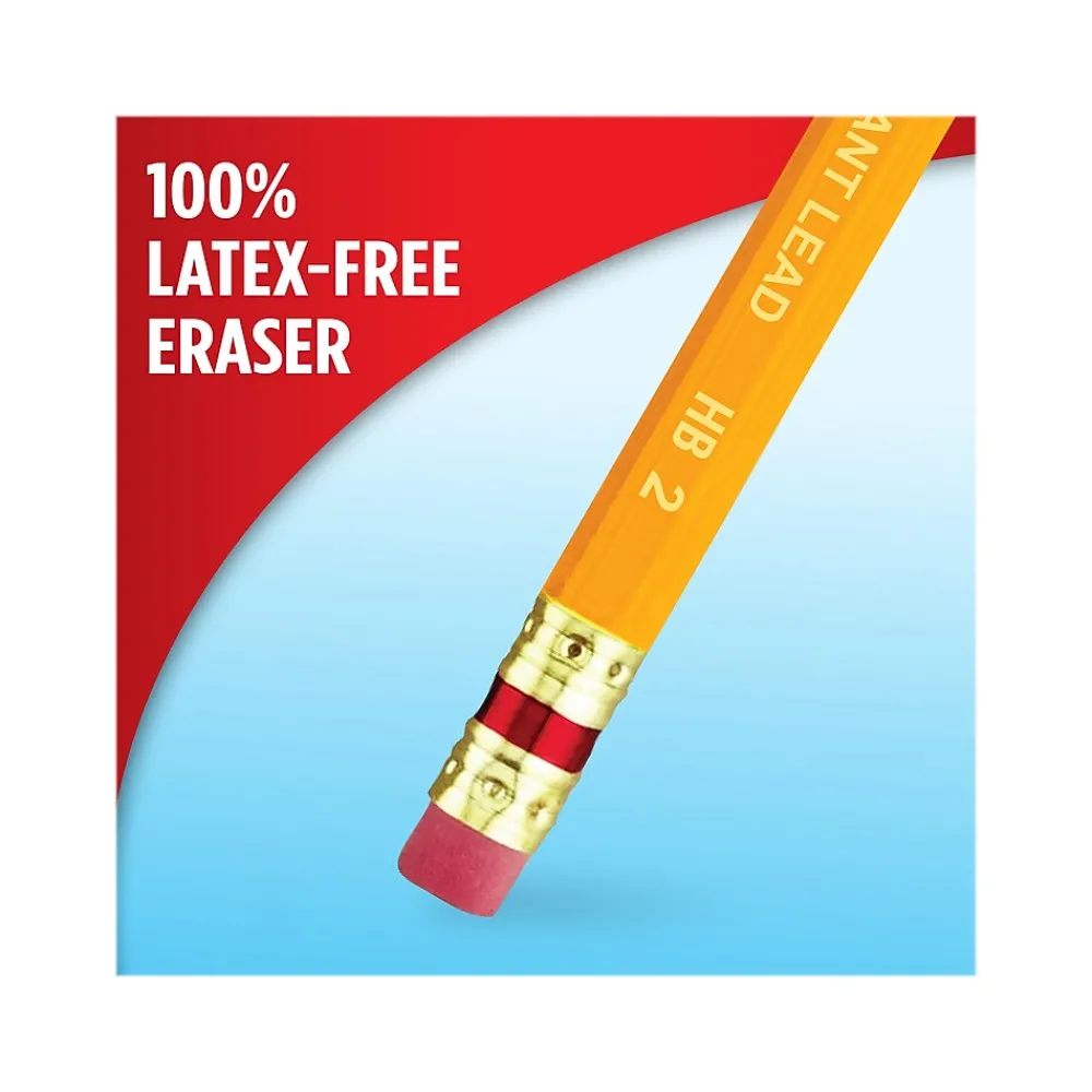 Pencils|Paper Mate EverStrong Erasable Woodcase Pencil, Black, 72/Box (2154955)