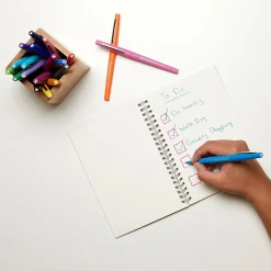 Pens|Paper Mate Flair Felt Pens, Medium Point, 0.7mm, Black Ink, Dozen (8430152)