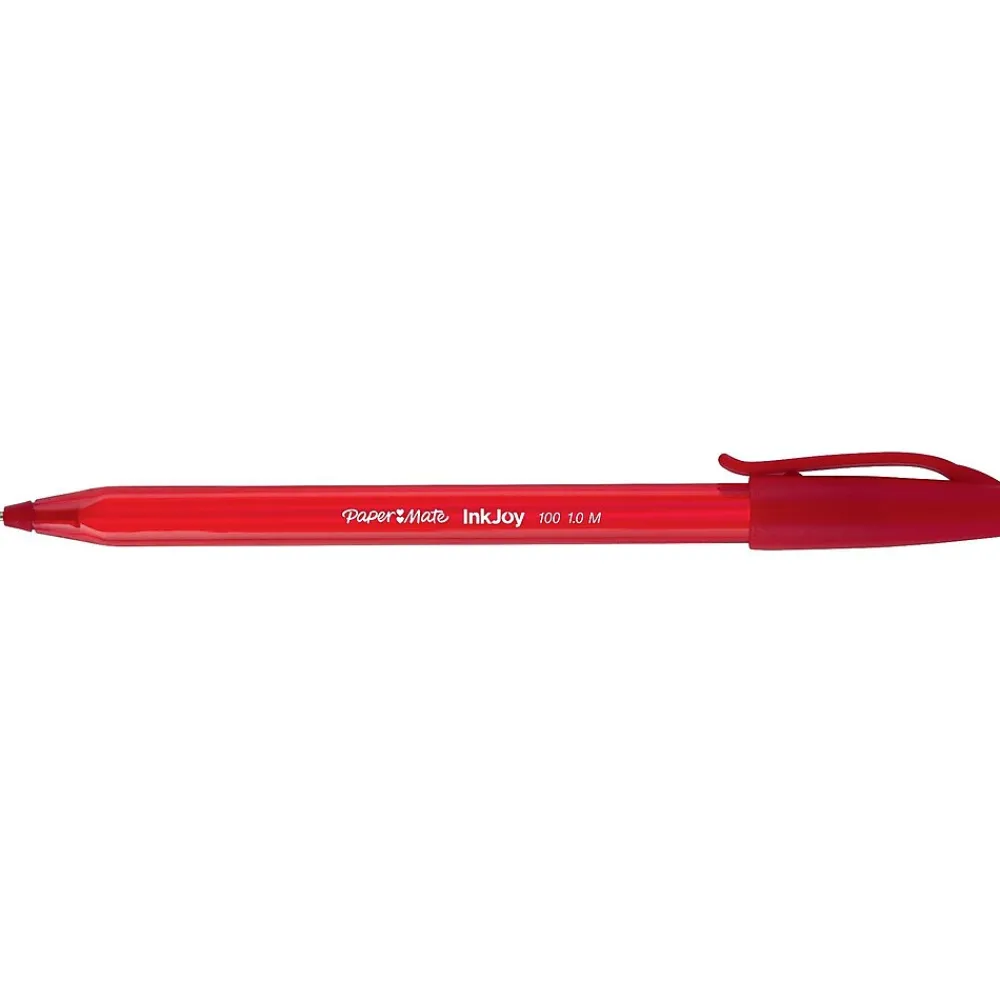 Pens|Paper Mate InkJoy 100ST Ballpoint Pen, Medium Point, Assorted Ink, 8/Pack (1945930)