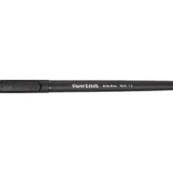 Pens|Paper Mate Write Bros. Ballpoint Pen, Bold Point, Black Ink, Dozen (2124520)