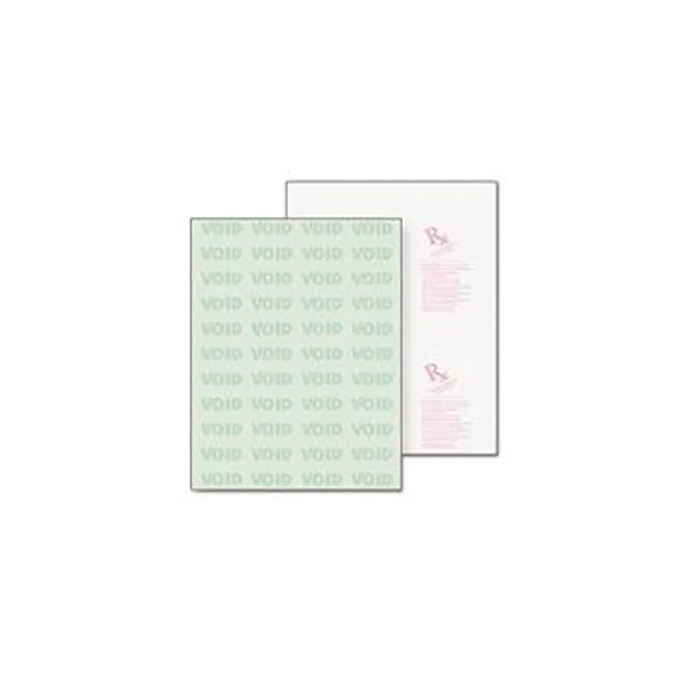 Security & Carbon*Paris DocuGard Standard 8.5" x 11" Business Security Check In Middle, 24 lbs., Blue, 500 Sheets/Ream, 2500/Carton (04509)