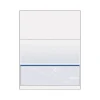 Security & Carbon*Paris DocuGard Standard 8.5" x 11" Security Check On Bottom, 24 lbs., Blue, 500 Sheets/Ream (PRB04517)