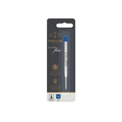 Pens|Parker Quinkflow Ballpoint Pen Refill, Medium Tip, Blue Ink (1950371)