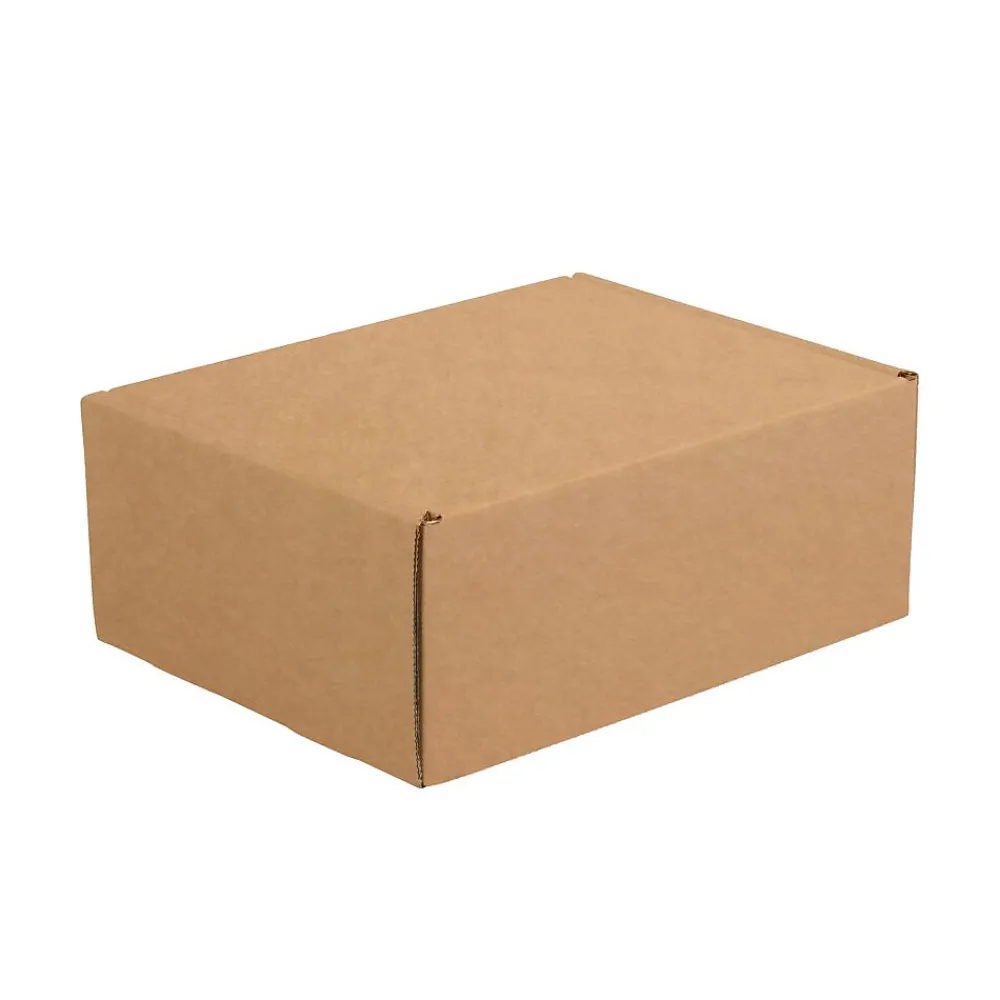 Hot Partners Brand Deluxe Literature Mailers, 11 1/8" x 8 3/4" x 4", Kraft, 50/Bundle (MFL1184K)