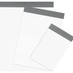 Hot Partners Brand Expansion Poly Mailers, 13" x 16" x 4", White, 100/Case (EPM13164)