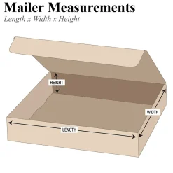 Best Unbranded Partners Brand Literature Mailers, 11 1/8" x 8 3/4" x 2 5/16", Kraft, 50/Bundle (M1182DK)