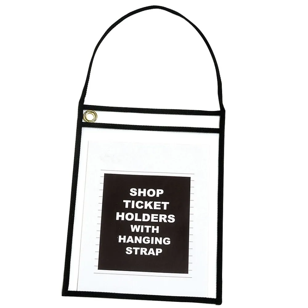 Sheet Protectors|Partners Brand Standard Weight Job Ticket Holder, 9" x 12", White, 15/Carton (JTH123)