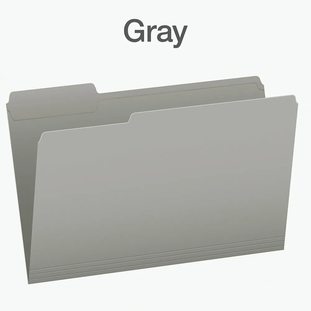 File Folders|Pendaflex Heavy Duty File Folder, 1/3-Cut Tab, Legal Size, 100/Box (1007032)