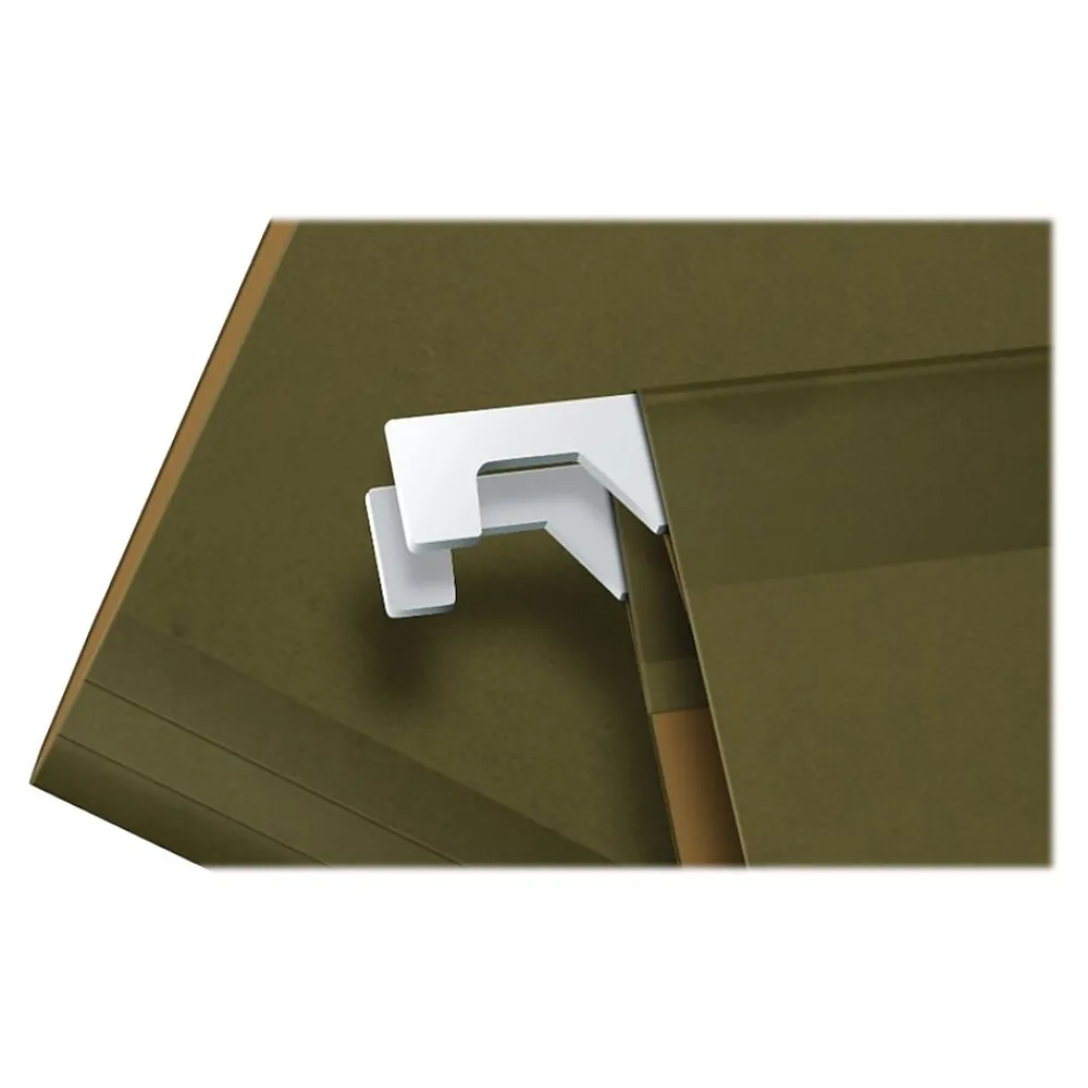 Hanging File Folders|Pendaflex Reinforced Hanging File Folders, Legal Size, Standard Green, 25/Box (PFX 4153 1/3)