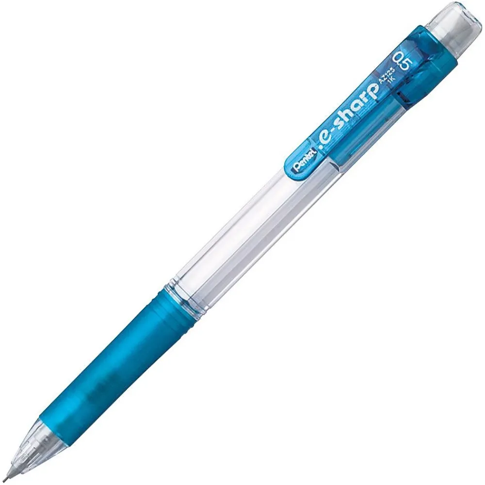 Pencils|Pentel e-sharp Mechanical Pencil, 0.5mm, #2 Medium Lead, Dozen (AZ125S)