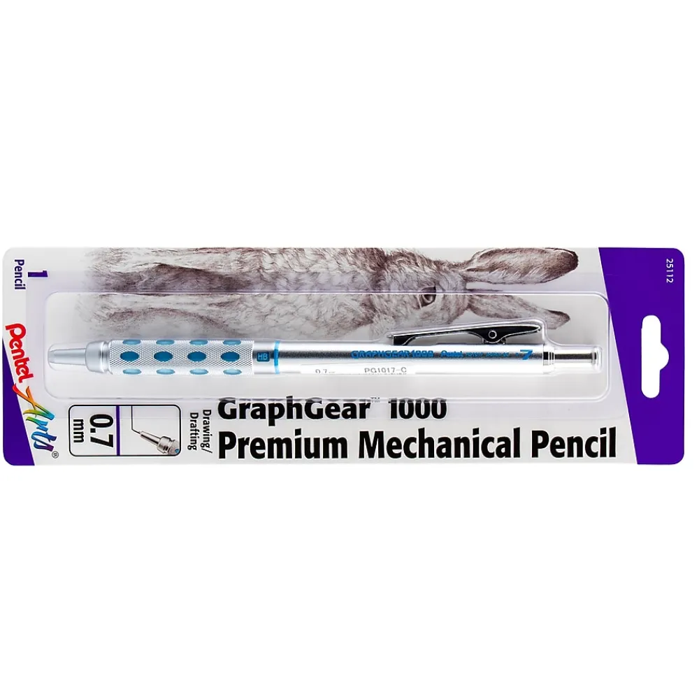 Pencils|Pentel GraphGear 1000 Mechanical Pencil, 0.7mm (PTAPG1017CPABP)