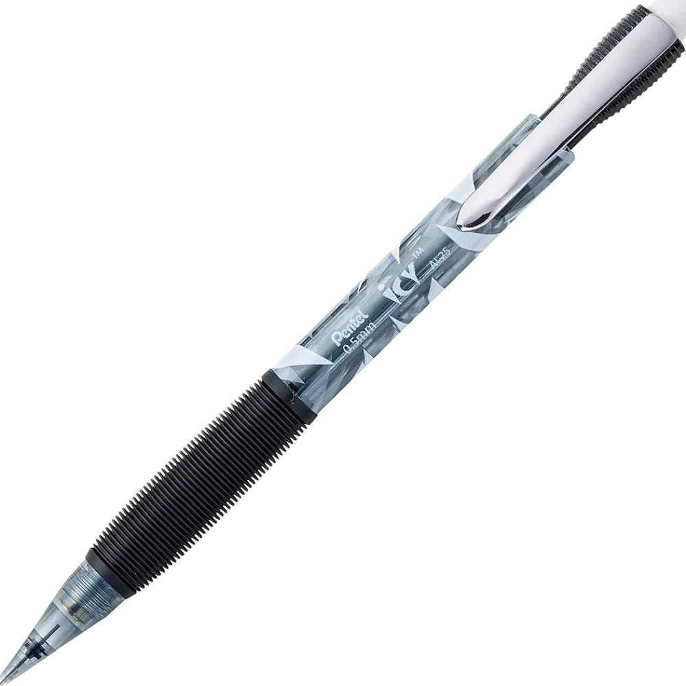 Pencils|Pentel Icy Mechanical Pencil, 0.5mm, #2 Medium Lead, Dozen (AL25TA)