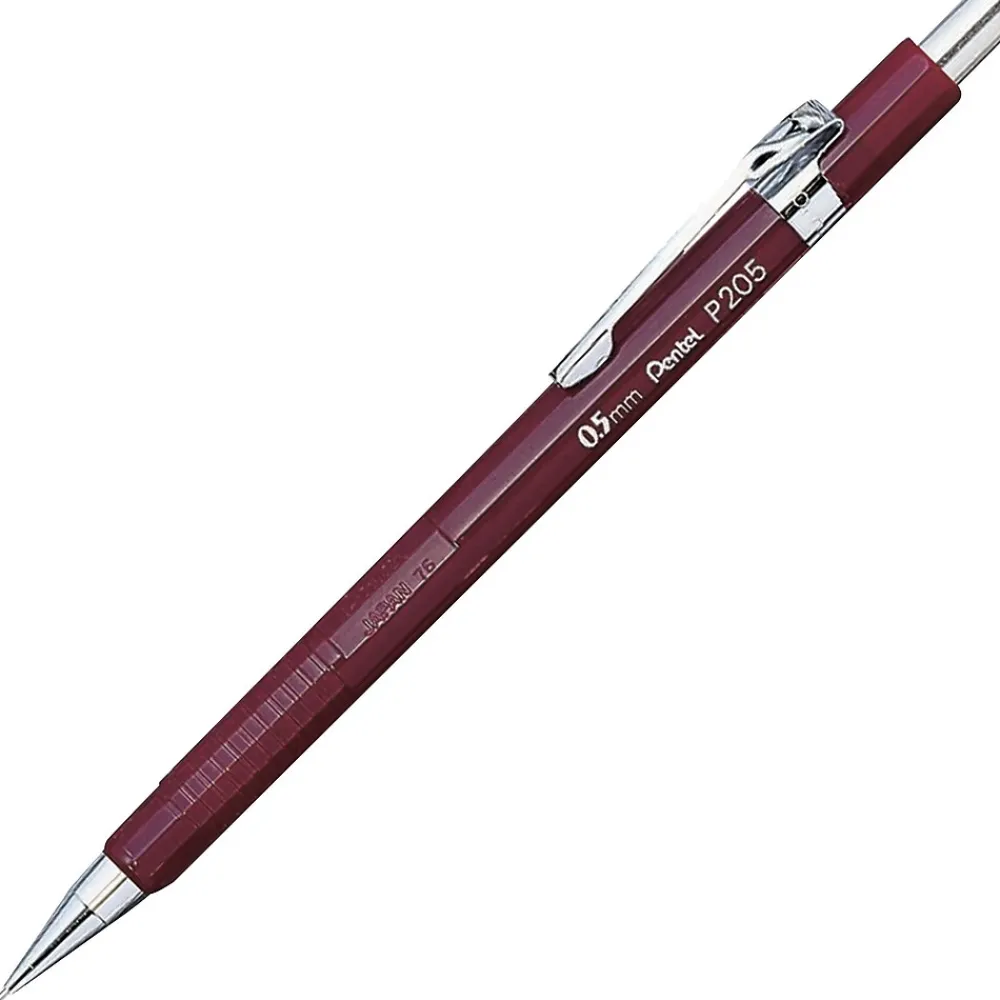 Pencils|Pentel Mechanical Pencil, 0.5mm, #2 Medium Lead (P205B)