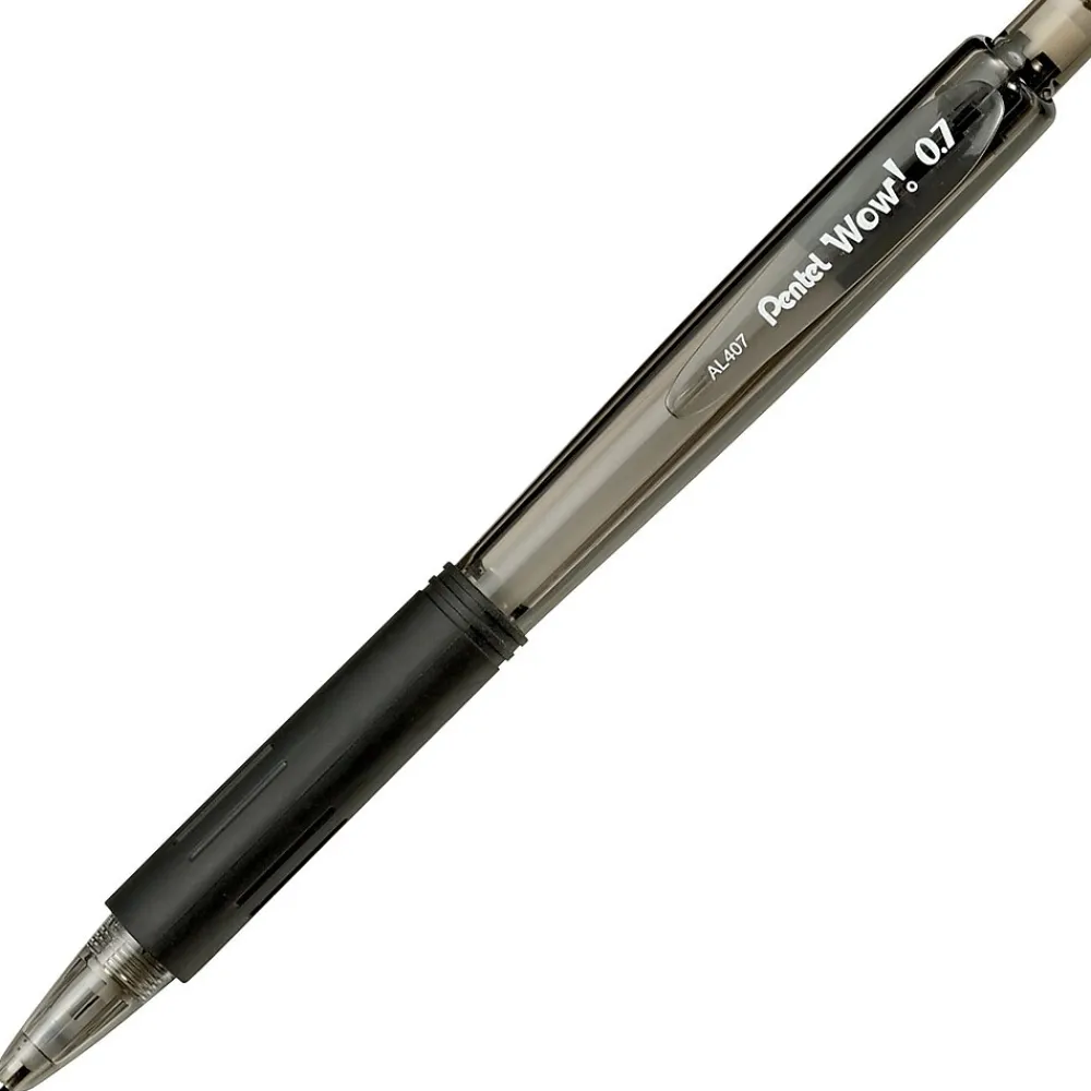 Pencils|Pentel Wow! Mechanical Pencil, 0.7mm, #2 Medium Lead, Dozen (AL407A)
