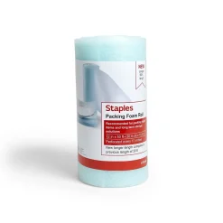 New Staples Perforated Foam Roll, 12"x50', Blue (ST59154)
