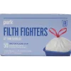 ™ 13 Gallon Kitchen Trash Bag, 28" x 24", Low Density, 0.9 mil, White, 50 Bags/Box (PK56745)<Perk Best