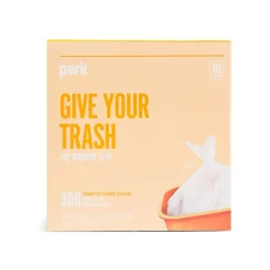 â„¢ 10 Gallon Kitchen Trash Bag, 24" x 24", High Density, 0.36 mil, Clear, 300 Bags/Box (PK56746)<Perk Sale