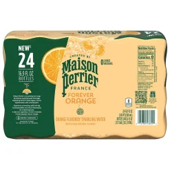 Perrier Orange Flavored Sparkling Mineral Water, 16.9 oz., 24/Carton (12242377)
