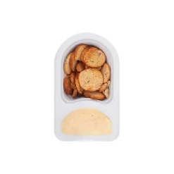 Philadelphia Bagel Chips & Cream Cheese Dip, Garden Vegetable, 2.5 oz., 5/Pack (62352)
