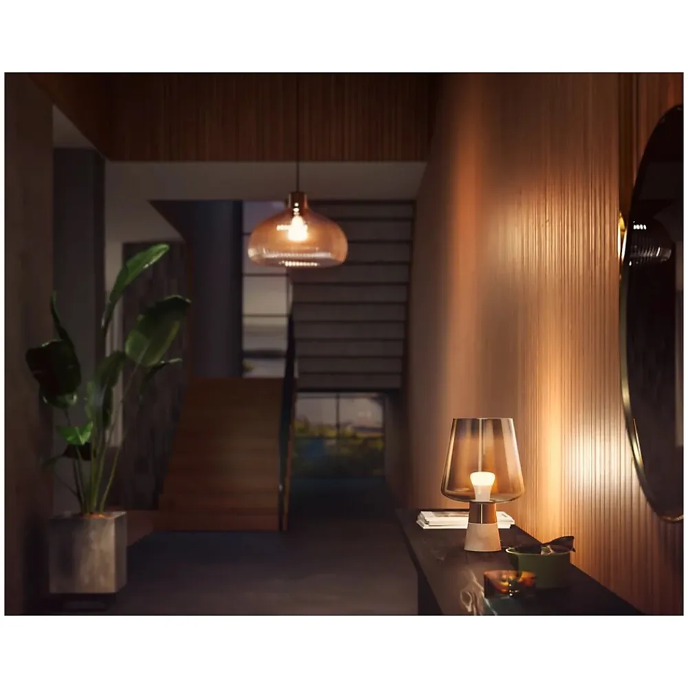 Philips Hue 60W Equivalent A19 LED Smart Bulb, Soft Warm White, 2/Pack (476951)