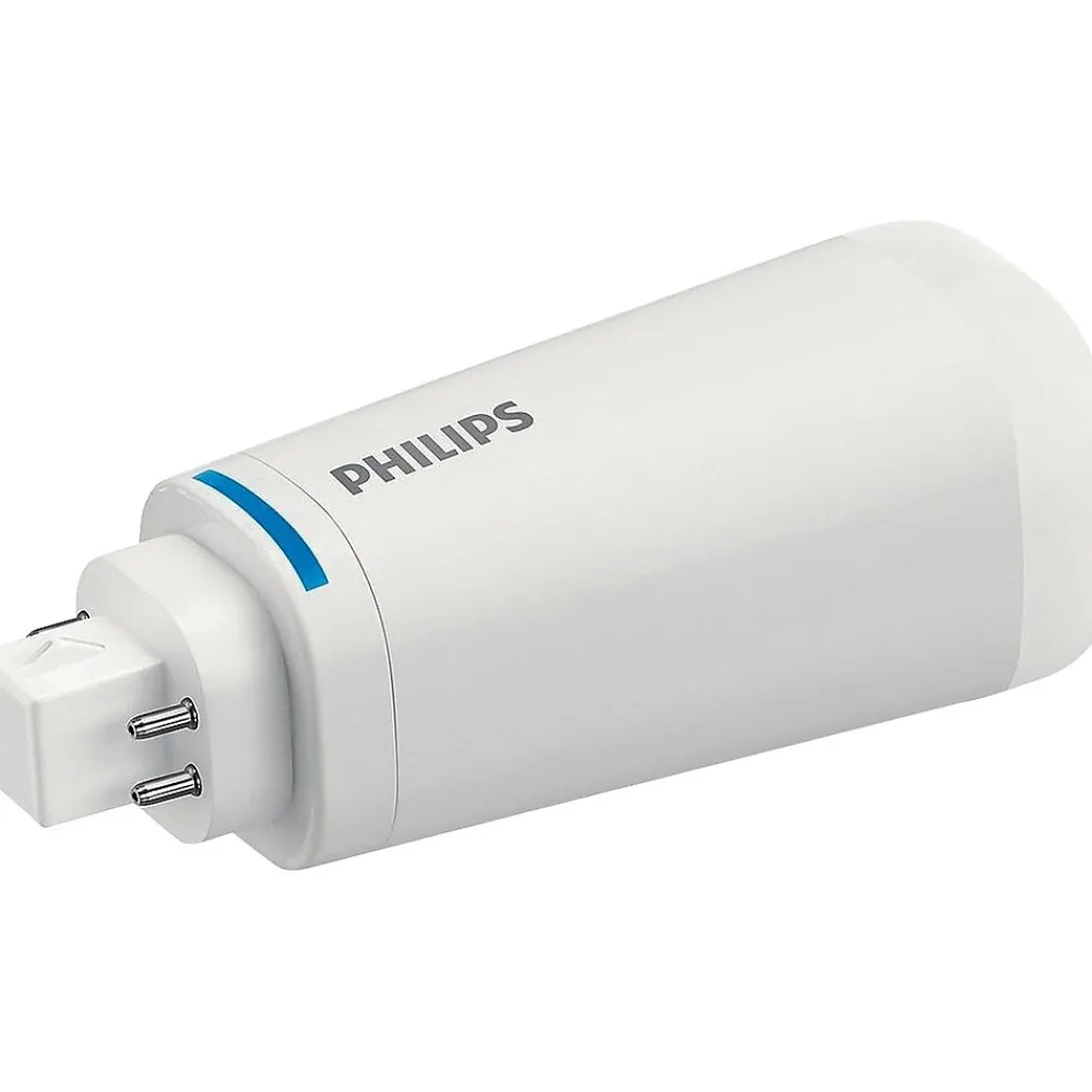Philips LED Vertical PL-C/T Lamp, 10.5 Watts, 4-Pin, Neutral White, 10PK