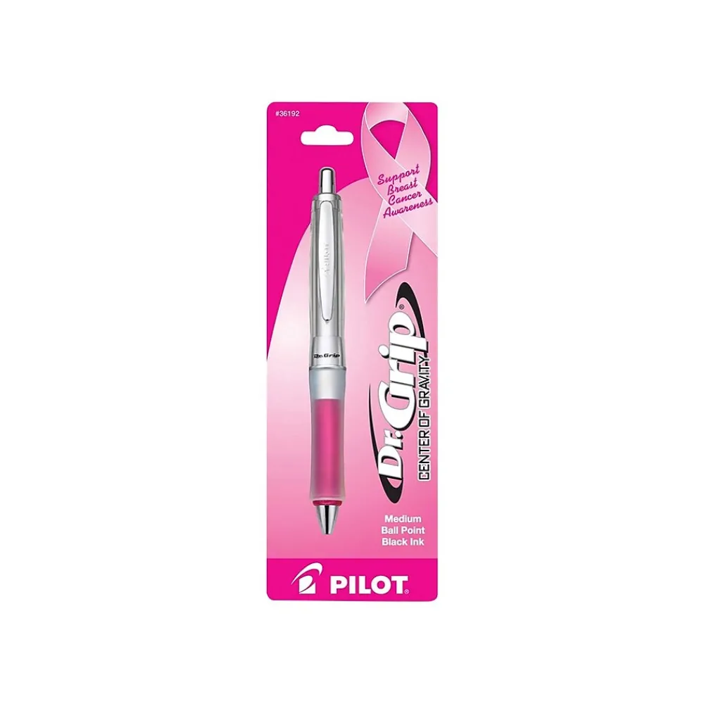 Pens|Pilot Dr. Grip Center of Gravity BCA Retractable Ballpoint Pen, Medium Point, Black Ink (36192)