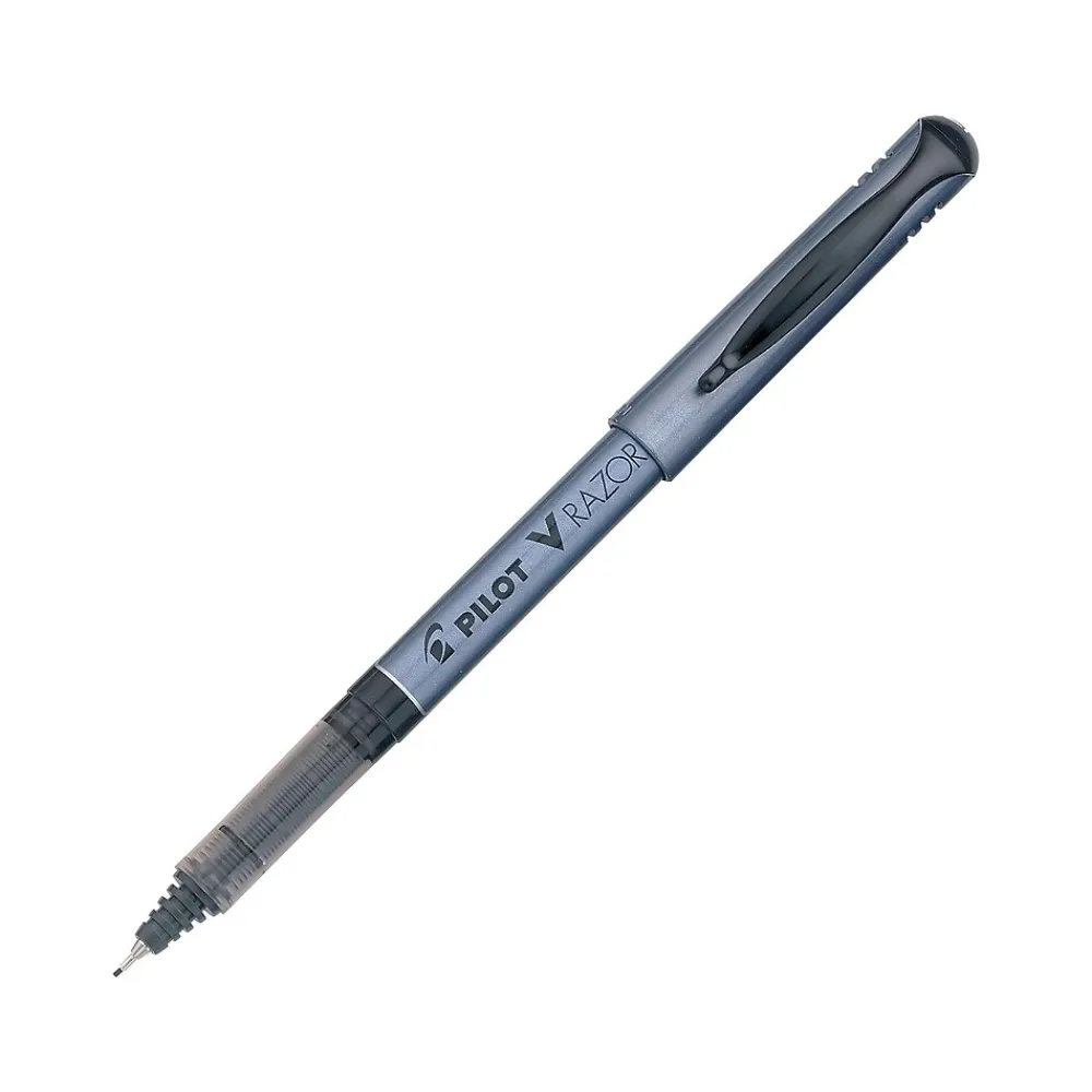 Pens|Pilot V Razor Point Liquid Ink Marker Pens, Extra Fine Point, Black Ink, Dozen (11020)
