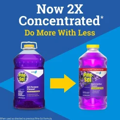 Multi-Surface Cleaner/Degreaser, Lavender Clean Scent, 80 Fl. Oz. 3/Carton (60608CT)<Pine-Sol Clearance
