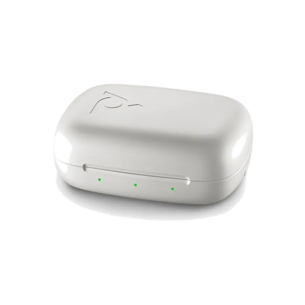 Plantronics Voyager Free 60 UC Wireless Noise Canceling Bluetooth Earbuds, USB-C, UC Certified, White Sand (7Y8L4AA)<Poly Sale