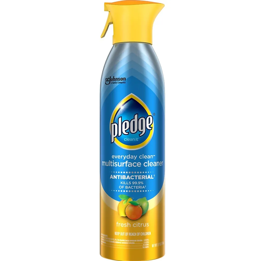 Clean It Antibacterial All-Purpose Cleaner, Fresh Citrus, 9.7 Oz. (652989)<Pledge New