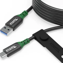 Plugable 6.6' USB-C to USB-A Cable, Black (USBC-A2M)