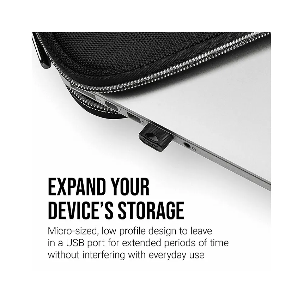 Clearance PNY Elite-X Fit 256GB USB 3.1 Type-A Flash Drive, Black (P-FDI256EXFIT-GE)