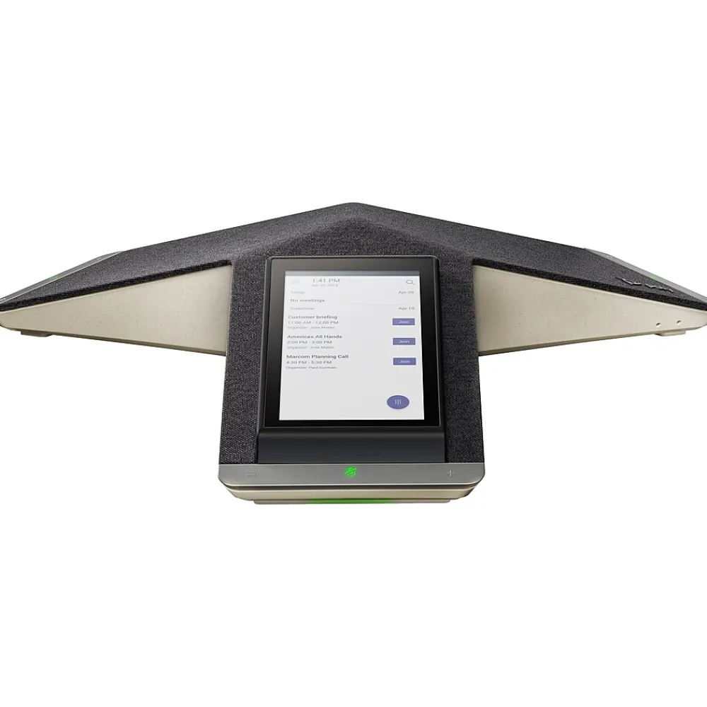 Poly Trio C60 3-Line IP Conference Telephone, Black/Grey (849B1AA)