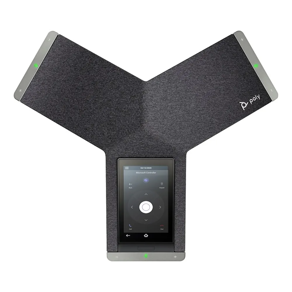 Poly Trio C60 3-Line IP Conference Telephone, Black/Grey (849B1AA)