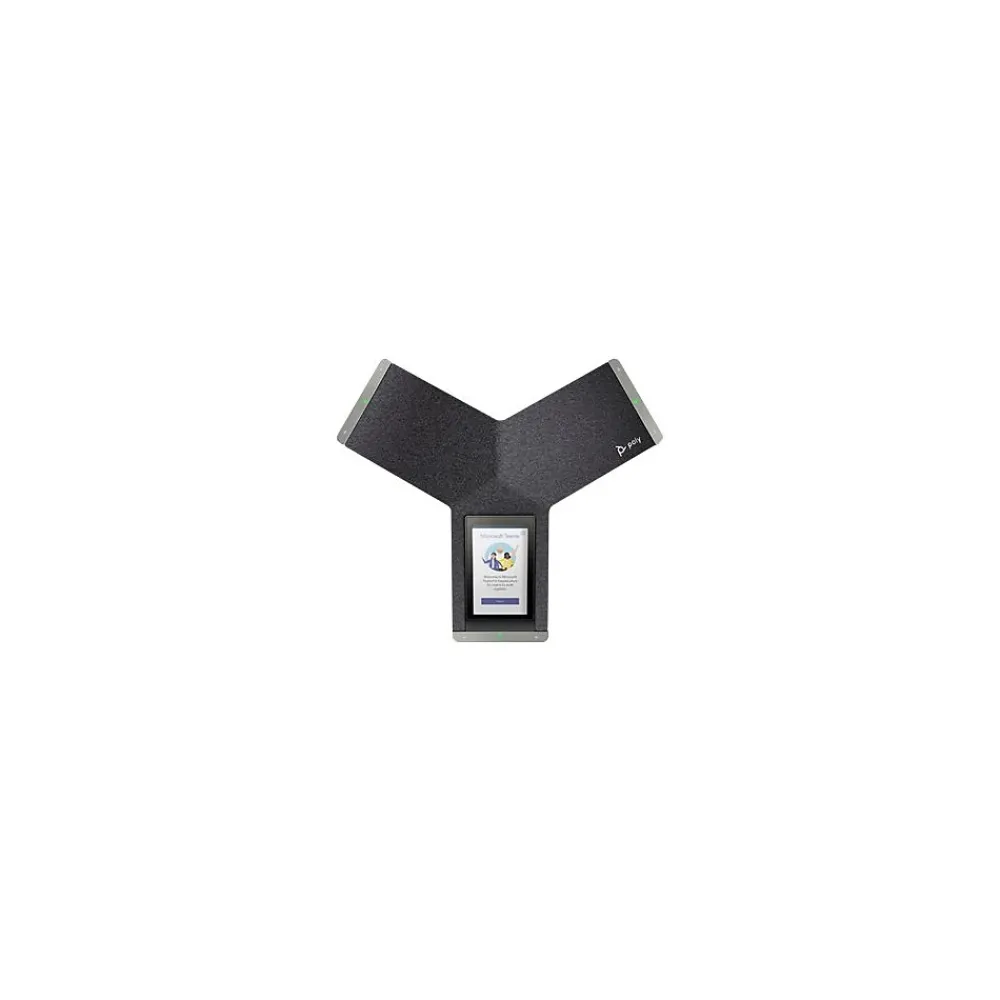 Poly Trio C60 VOIP Phone, Gray/Gold (849B6AA#ABA)