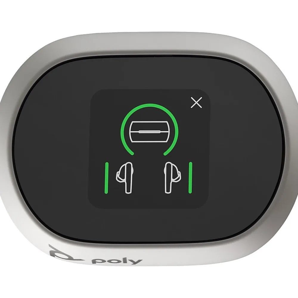 Voyager Free 60+ UC Wireless Noise Cancelling Bluetooth Earbuds, USB-A, MS Certified, Carbon Black (7Y8G9AA)<Poly Sale