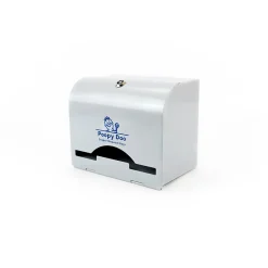 Diaper Disposal Large Bag Dispenser, White, Steel, 400 Bag Capacity (PD-DSP-06 WH)<Poopy Doo Sale